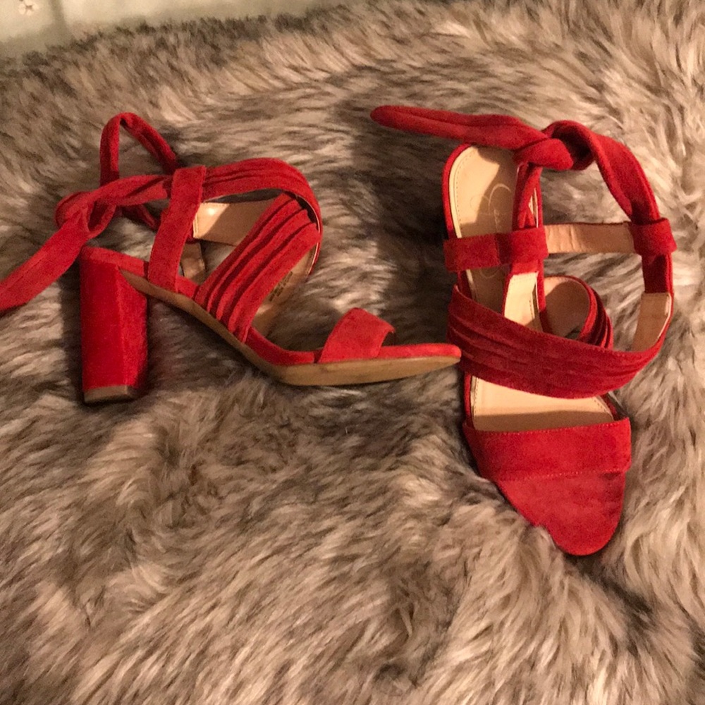 Jessica Simpson suede shoes